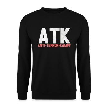 ATK Anti Terror Fight cadeau - Sweat-shirt Unisexe - noir - Devant - Alina (178cm) & Michal (187cm)