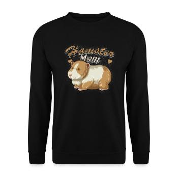 Hamster Maman Animaux Cadeau Animal Love Sweet - Sweat-shirt Unisexe - noir - Devant - Alina (178cm) & Michal (187cm)