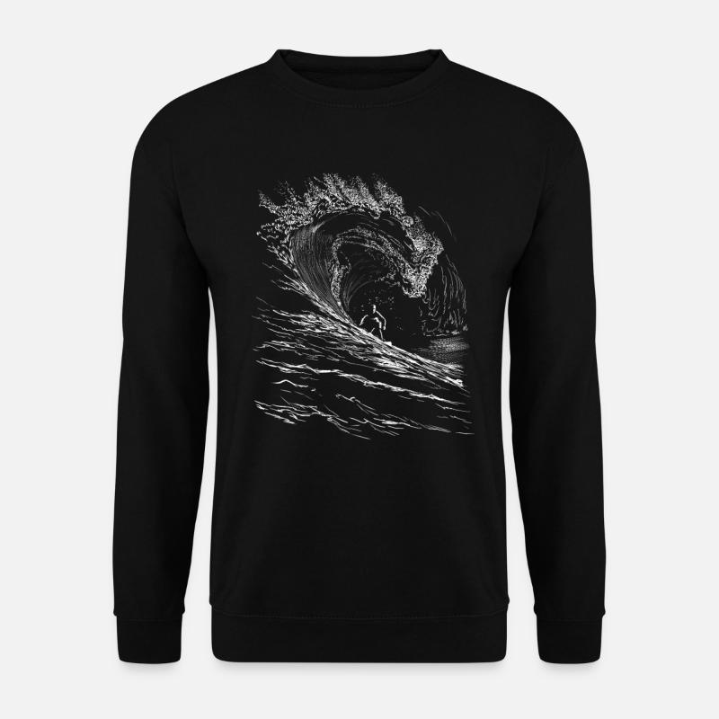 Surfing - Unisex Sweatshirt - black