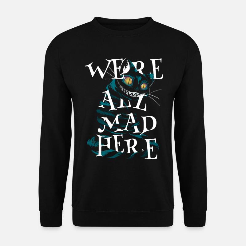 Cheshire Cat Logo - Unisex Pullover - Schwarz