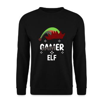 Christmas time - Unisex Pullover - Schwarz - Vorne - Alina (178cm) & Michal (187cm)