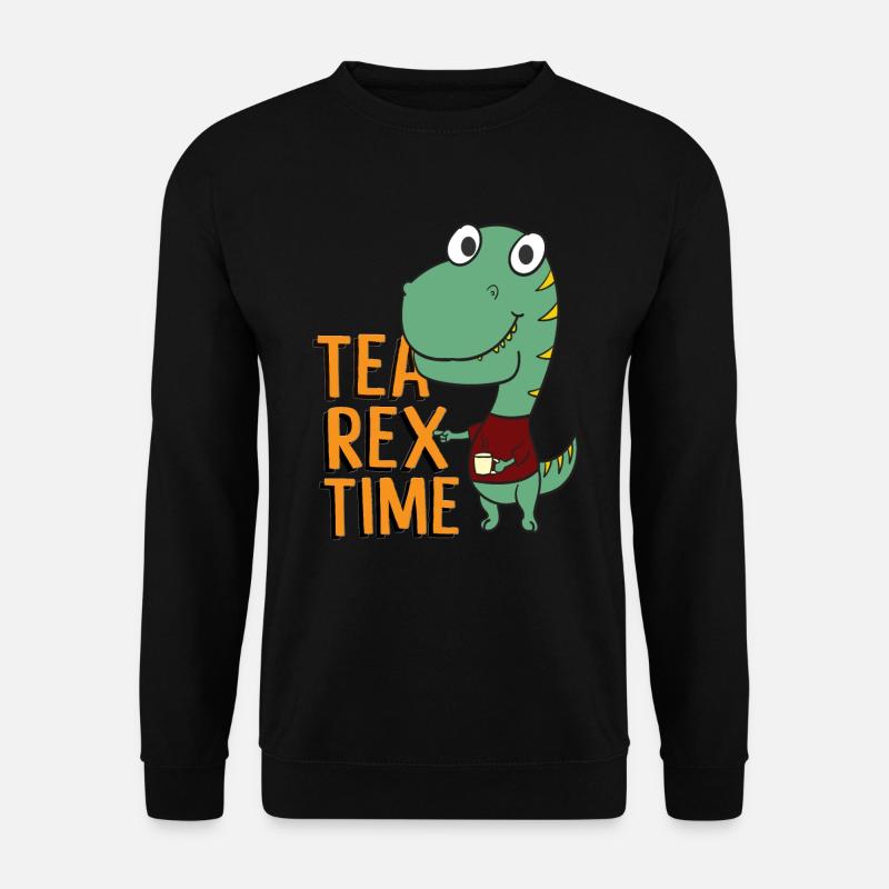 Tea Rex Time Outfit - Unisex Sweatshirt - black