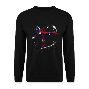 Ice skating Figure skating - Unisex Sweatshirt - black - Front - Alina (178cm) & Michal (187cm)