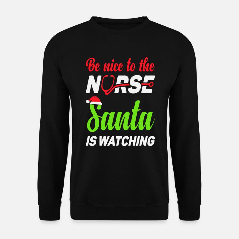 Soyez gentil avec l’infirmière - Sweat-shirt Unisexe - noir