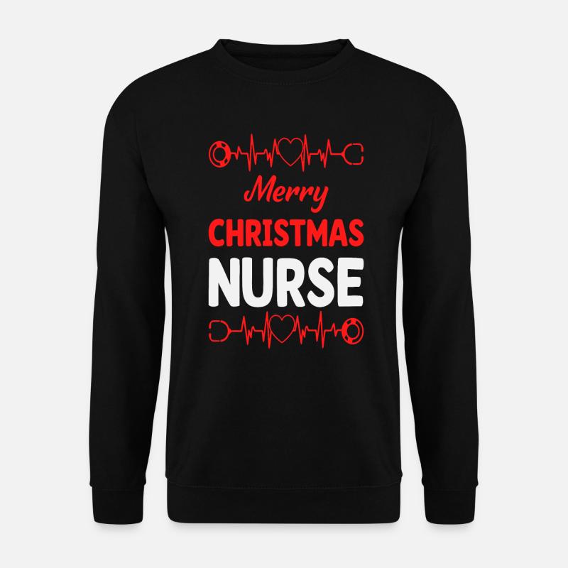 Infirmière Noël - Sweat-shirt Unisexe - noir