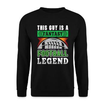 Fantasy Football - Sweat-shirt Unisexe - noir - Devant - Alina (178cm) & Michal (187cm)