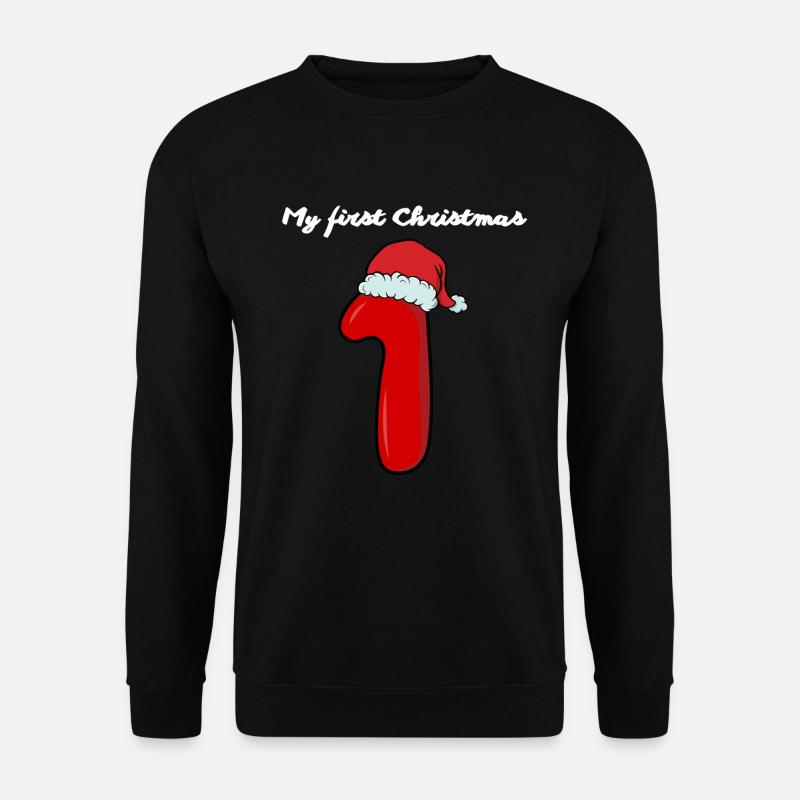 Erstes X-Mas Outfit - Unisex Pullover - Schwarz