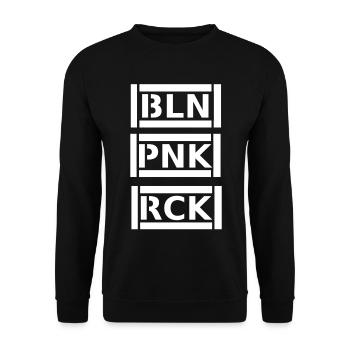 Punkrock Berlin - Unisex Pullover - Schwarz - Vorne - Alina (178cm) & Michal (187cm)