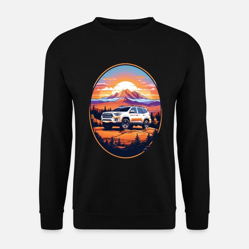 Geländewagen 4x4 - Unisex Pullover - Schwarz