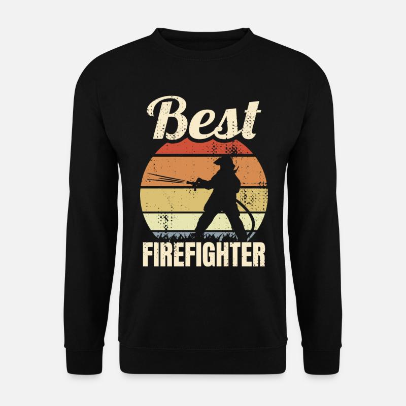 Toller Feuerwehrmann - Unisex Pullover - Schwarz