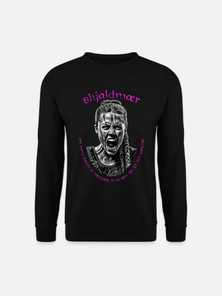 Shieldmaiden - Norse Viking Warrior SW - Unisex Sweatshirt - black