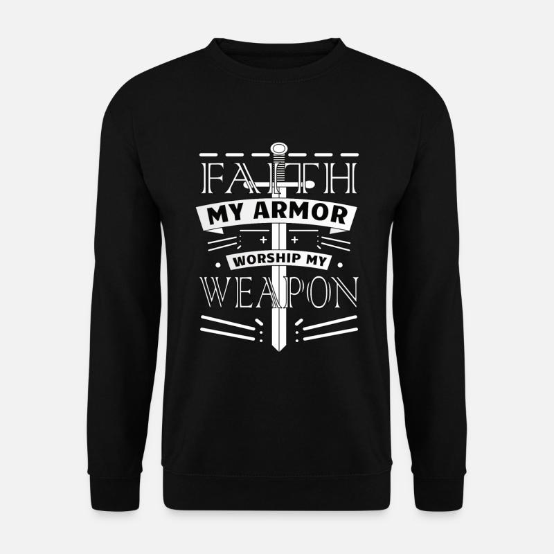 Faith and Worship - Unisex Pullover - Schwarz