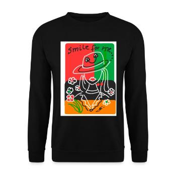 EC Woman I Positive Sayings I Mother's Day I Vacation - Unisex Sweatshirt - black - Front - Alina (178cm) & Michal (187cm)