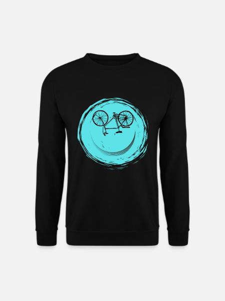 Fahrrad Gesicht - Unisex Pullover - Schwarz