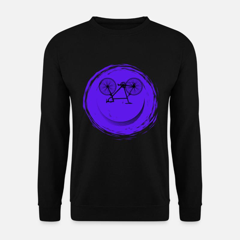 Fahrrad Gesicht - Unisex Pullover - Schwarz