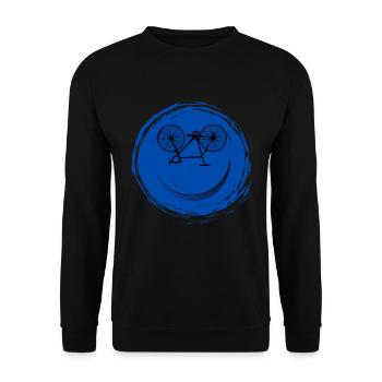 Bicycle Face - Unisex Sweatshirt - black - Front - Alina (178cm) & Michal (187cm)