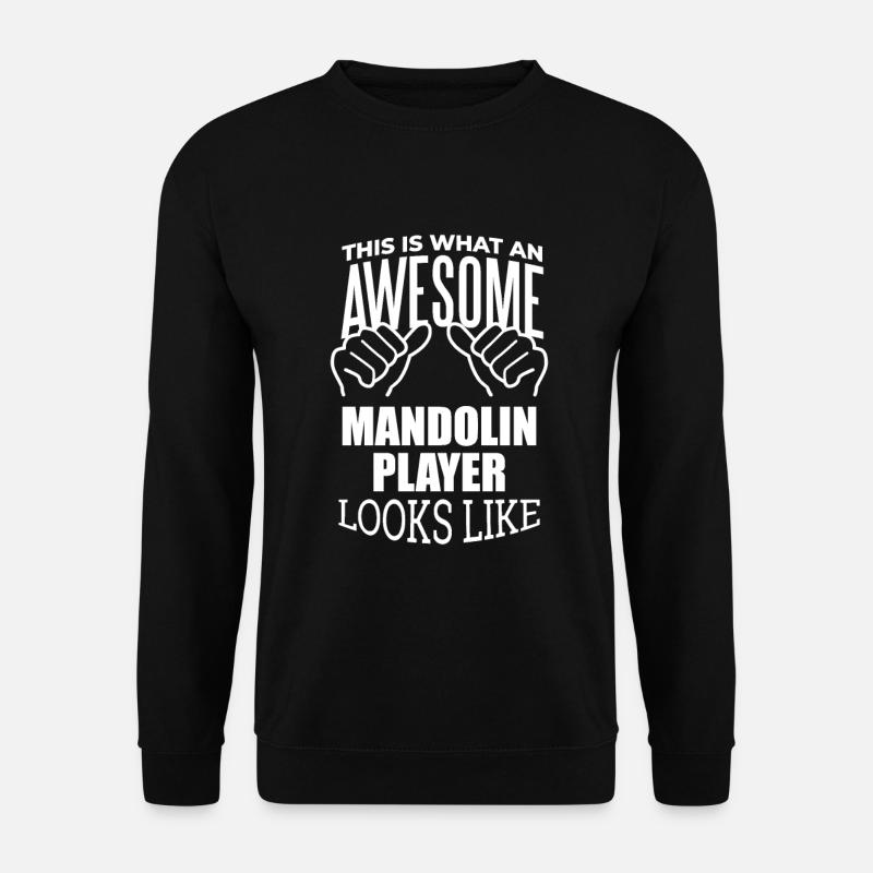 Mandoline - Unisex Pullover - Schwarz