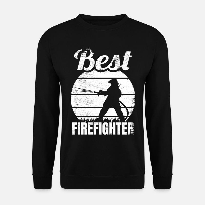 Best Firefighter - Unisex Sweatshirt - black