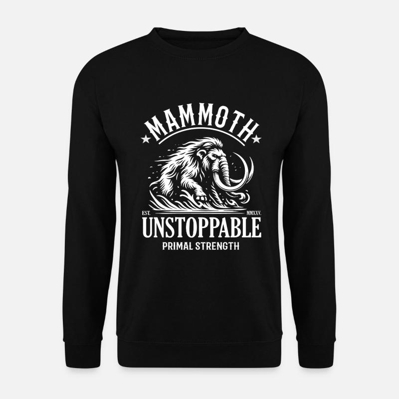 Mammoth Design – Primal Strength - Unisex Sweatshirt - black