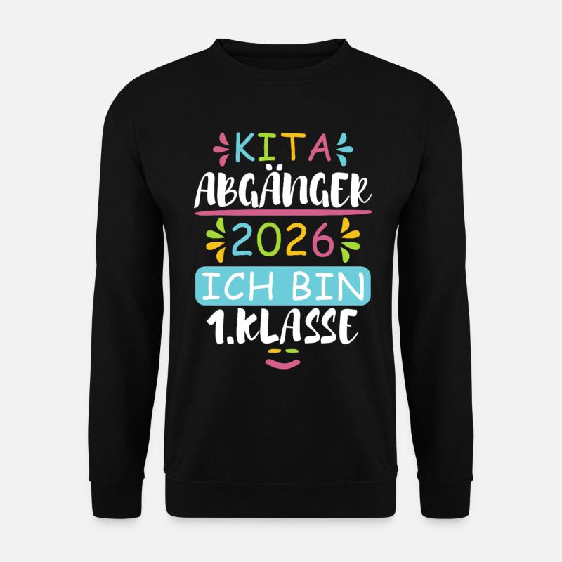 Kita Abgänger 2026 - Unisex Pullover - Schwarz