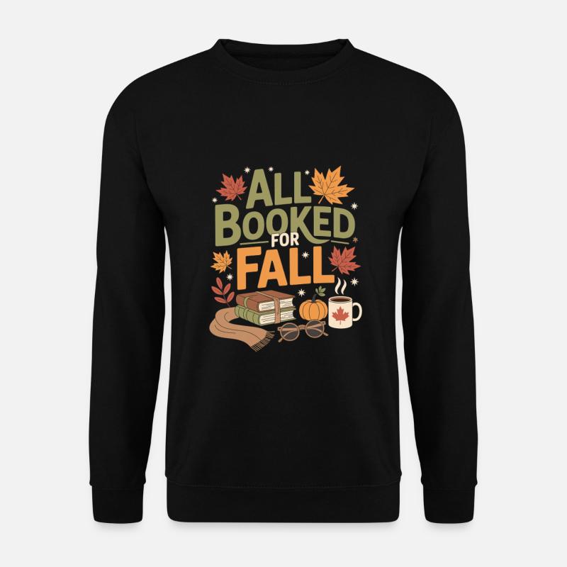 All Booked for Fall - Unisex Sweatshirt - black