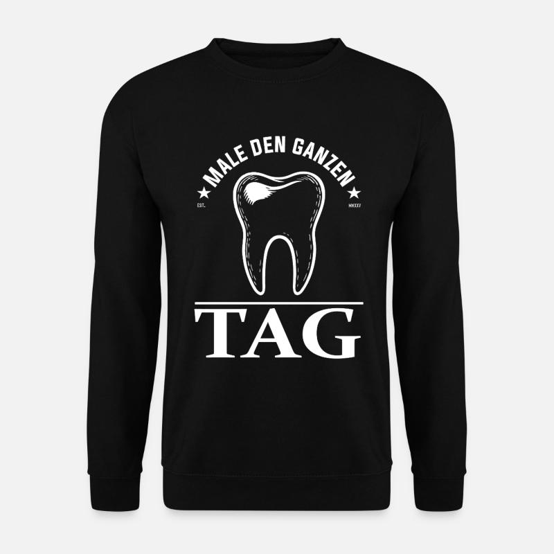 Molar Design – Paint All Day - Unisex Sweatshirt - black