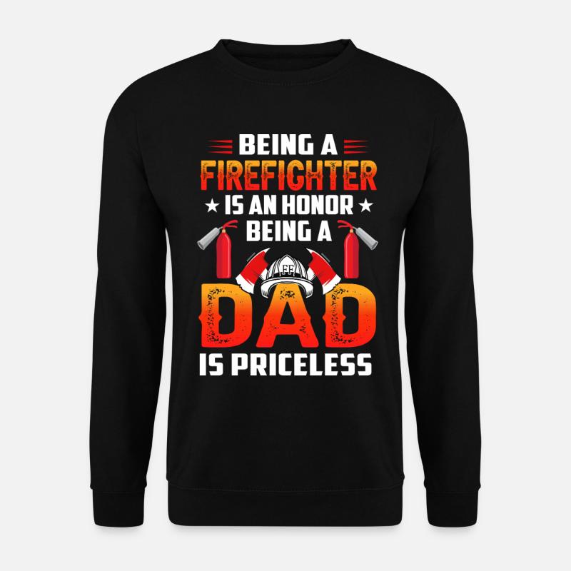 Fire Brigade Dad - Unisex Sweatshirt - black