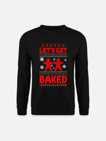 Lebkuchenmann | Lebkuchenmann - Unisex Pullover - Schwarz
