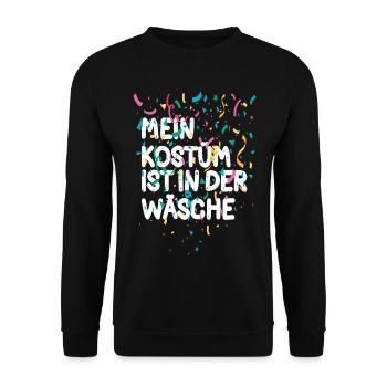 My costume lingerie carnival carnival funny fare - Unisex Sweatshirt - black - Front - Alina (178cm) & Michal (187cm)