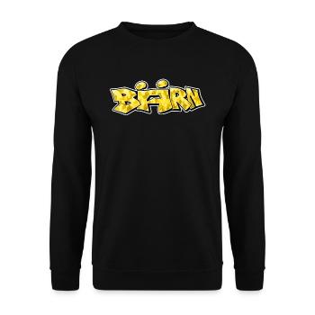Bärn Graffiti - Unisex Pullover - Schwarz - Vorne - Alina (178cm) & Michal (187cm)