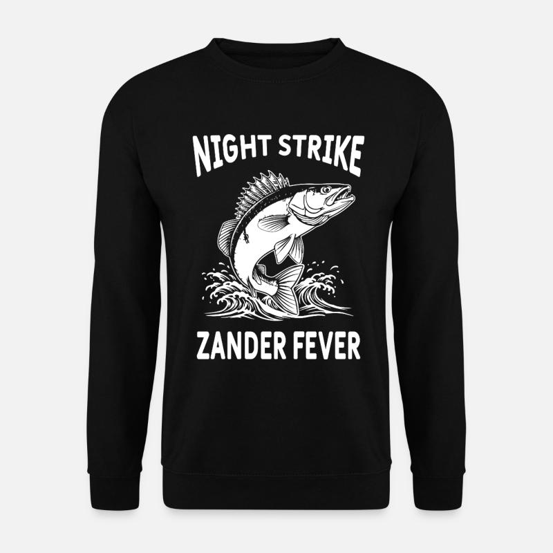 Fishing Sandre River Night Strike - Unisex Sweatshirt - black