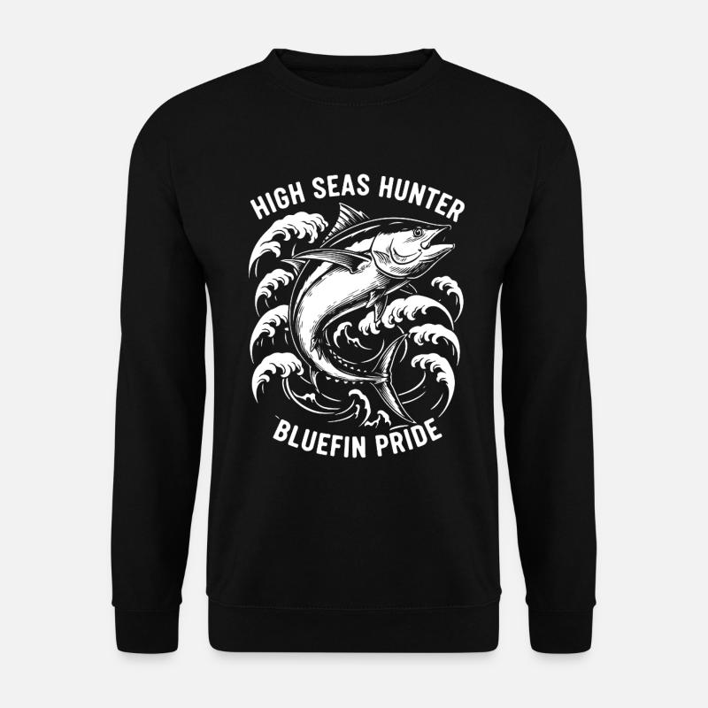 Pêche Mer Thon Bluefin Hunter - Sweat-shirt Unisexe - noir