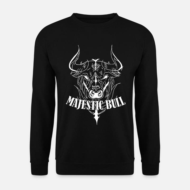 Majestic Bull - Unisex Pullover - Schwarz