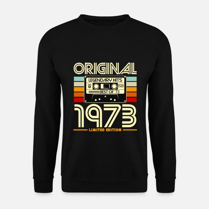 Original 1973 Cassette Rétro - Sweat-shirt Unisexe - noir