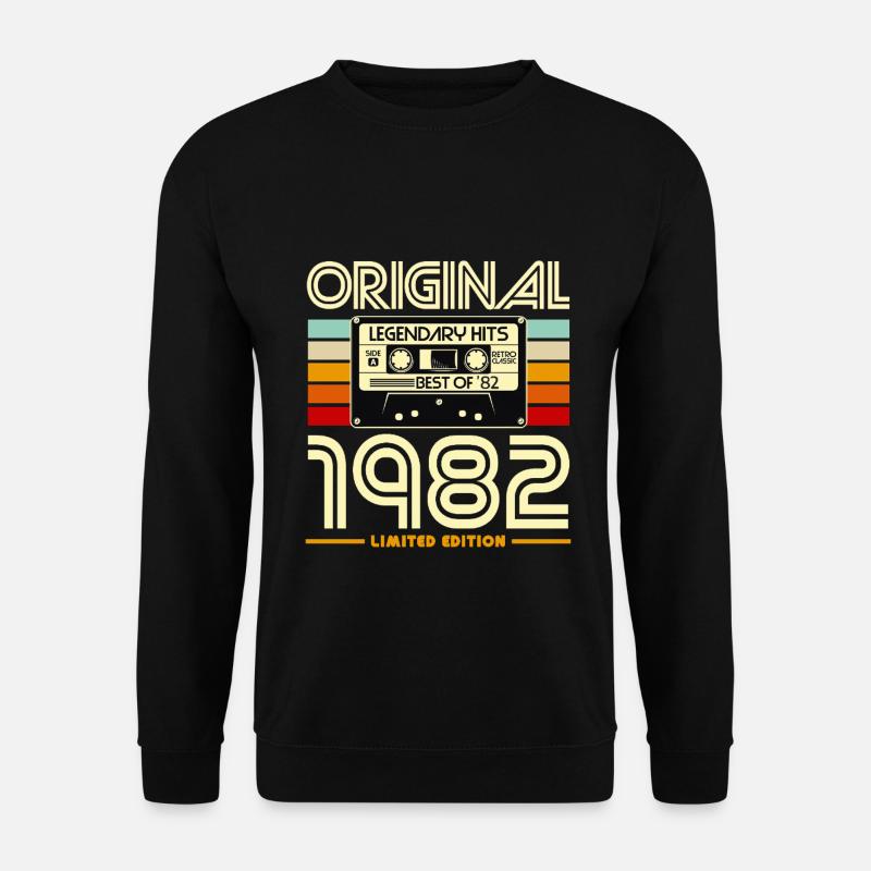 1982 Limited Edition Kassette - Unisex Pullover - Schwarz