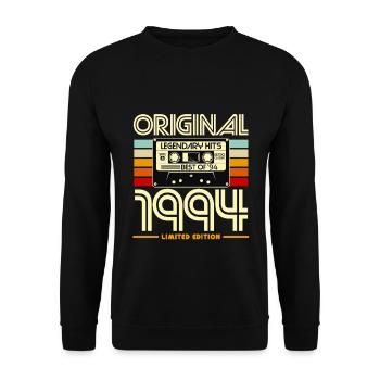 Original 1994 Hits Légendaires - Sweat-shirt Unisexe - noir - Devant - Alina (178cm) & Michal (187cm)