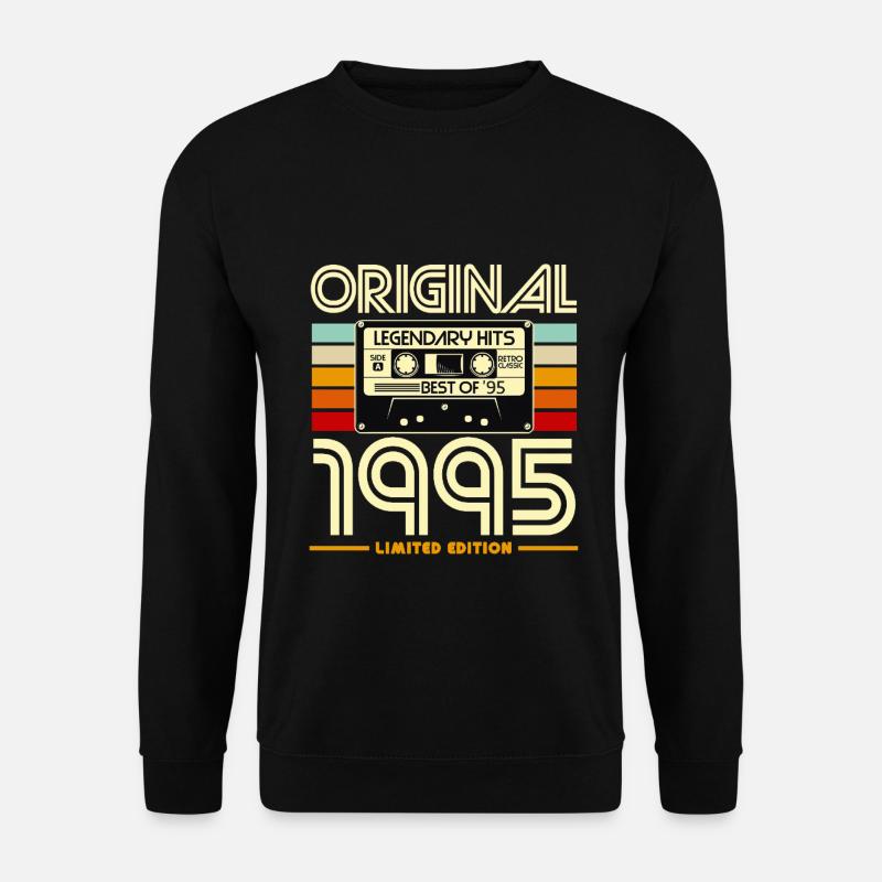 Original 1995 Retro Cassette - Unisex Sweatshirt - black