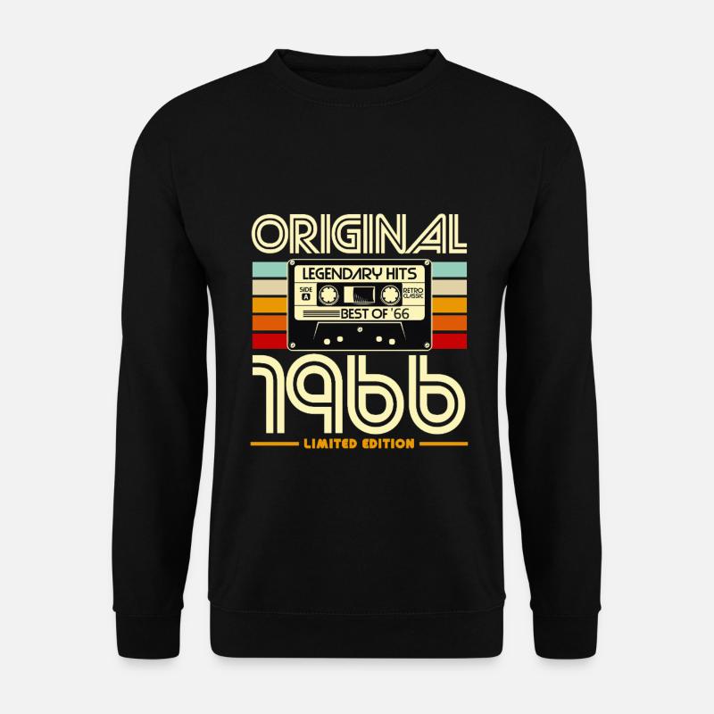 Originalkassette Retro von 1966 - Unisex Pullover - Schwarz