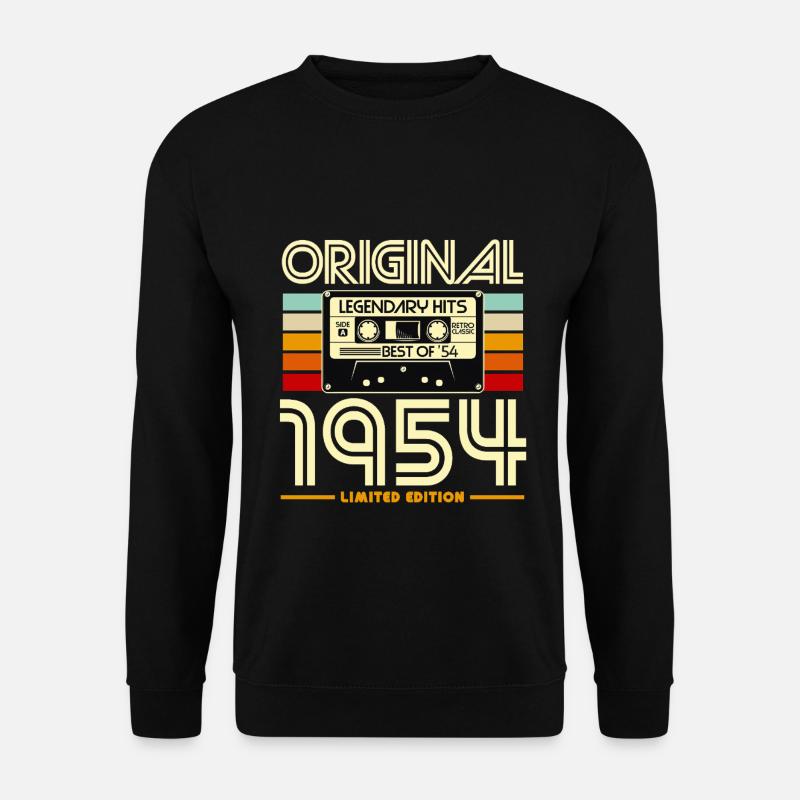 Original 1954 Cassette Retro - Unisex Sweatshirt - black