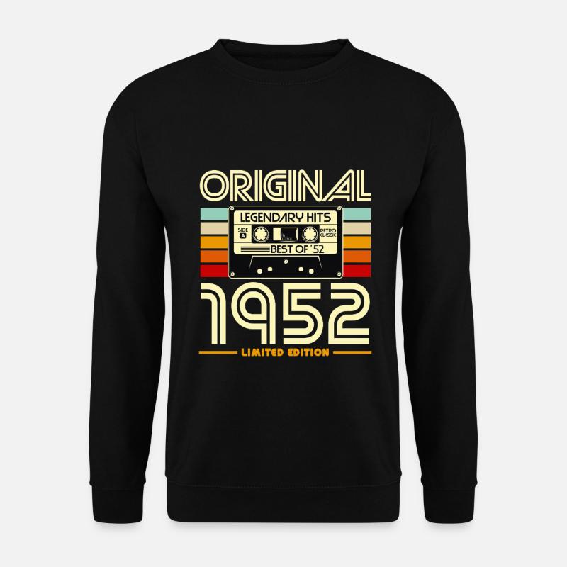Original 1952 Cassette Retro - Unisex Sweatshirt - black