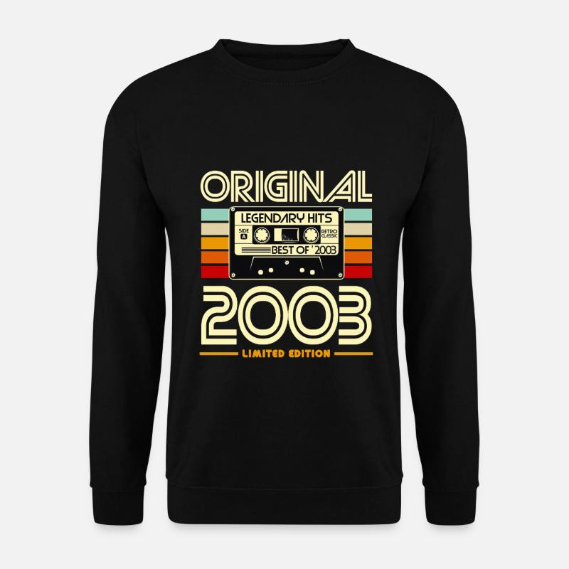 Retro 2003 Cassette Limited - Unisex Sweatshirt - black