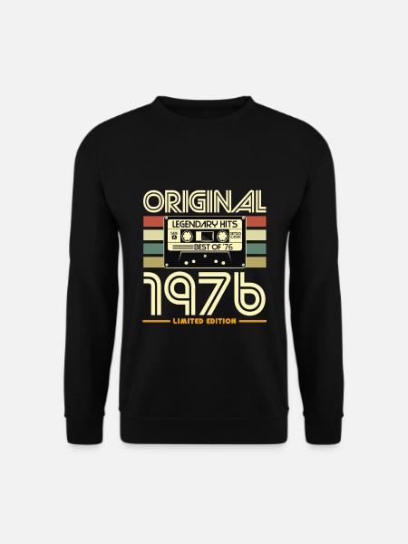 Original 1976 Cassette Vintage - Unisex Sweatshirt - black