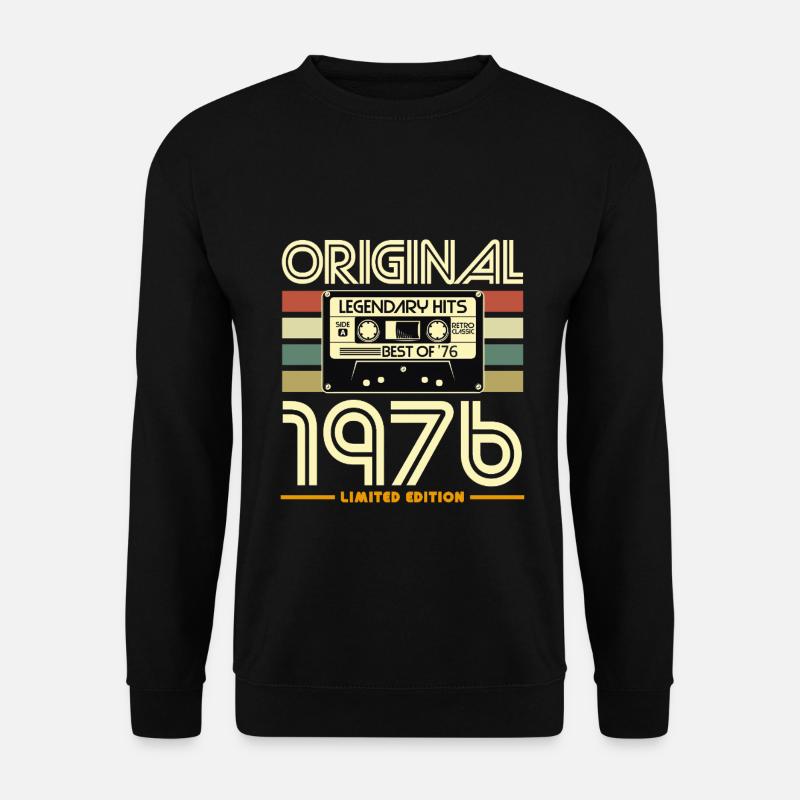 Originalkassette von 1976 - Unisex Pullover - Schwarz