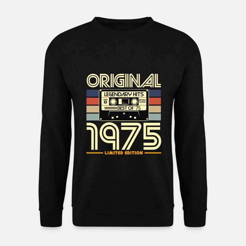 1975 Limited Edition Kassette - Unisex Pullover - Schwarz