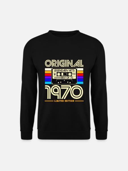 Original 1970's Cassette Retro Edition - Unisex Sweatshirt - black