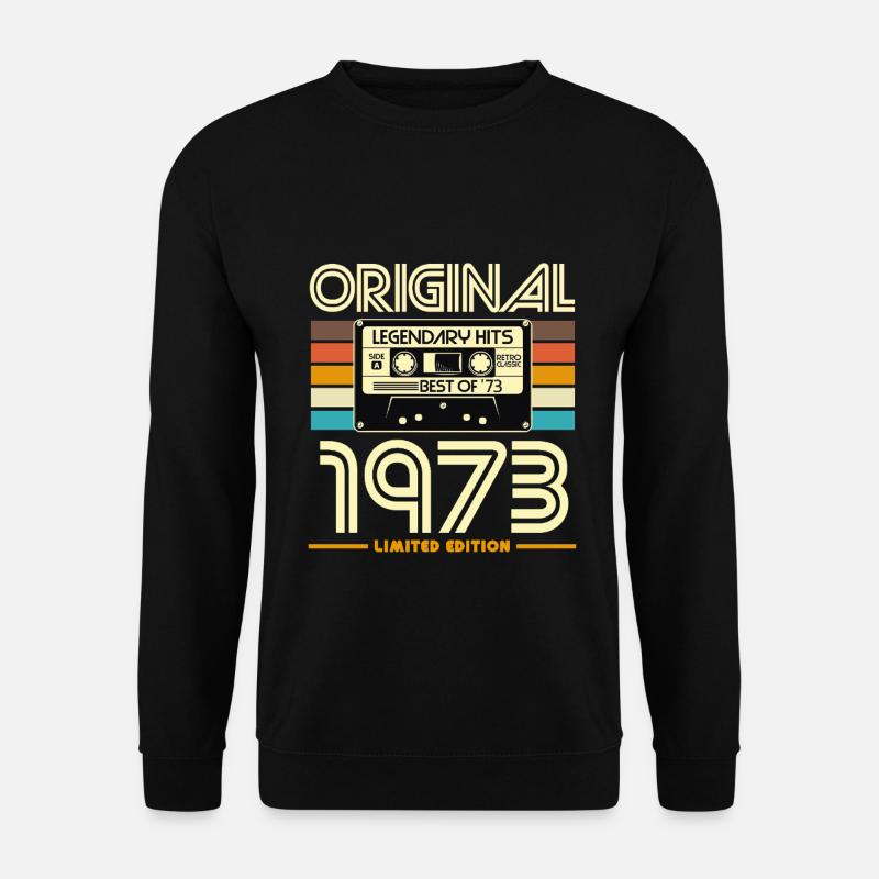 Original 1973 – Begrenzte Retro-Hits - Unisex Pullover - Schwarz