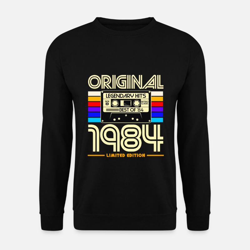 Original 1984 Retro Cassette - Unisex Sweatshirt - black