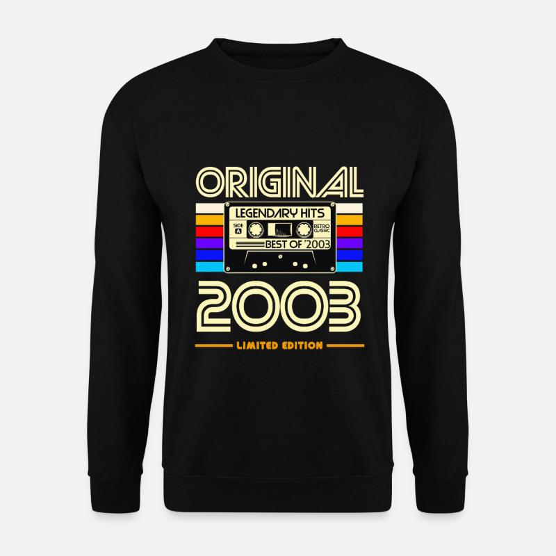 Originale limitierte Kassette von 2003 - Unisex Pullover - Schwarz