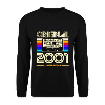 Originale Kassette Limited Edition von 2001 - Unisex Pullover - Schwarz - Vorne - Alina (178cm) & Michal (187cm)