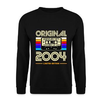 Originale limitierte Ausgabe 2004 - Unisex Pullover - Schwarz - Vorne - Alina (178cm) & Michal (187cm)